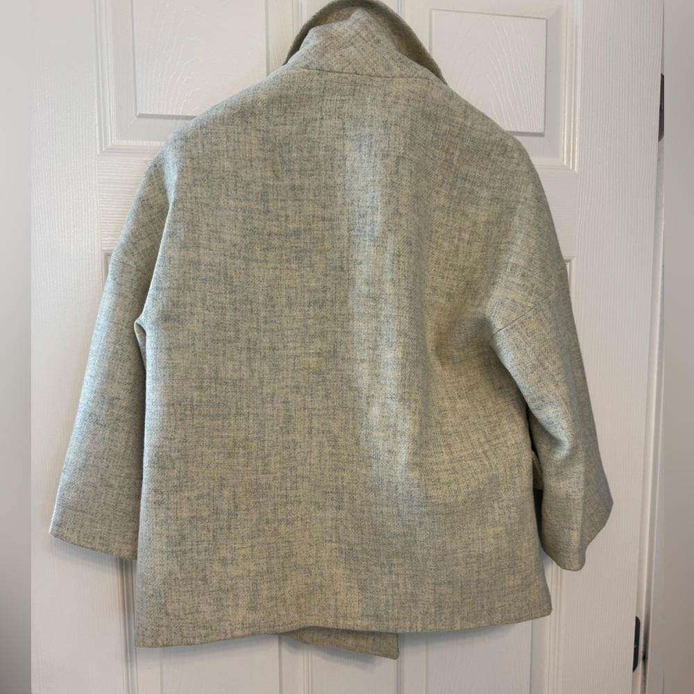 Talbots Light Tan Double-Breasted Jacket - Picture 3 of 5